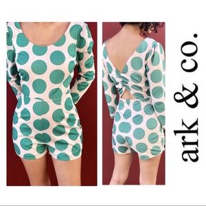 Ark & Co Women’s Polka Dots Short Romper